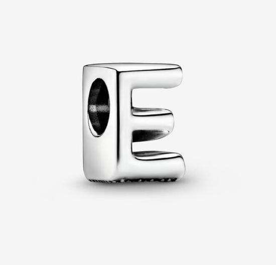  Letter E Alphabet Charm 797459 beads