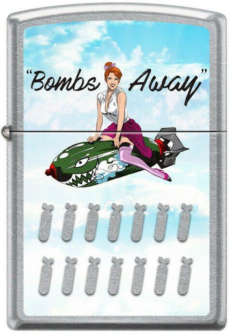  Zippo Bombs Away Noseart Pinup 5764 lighter