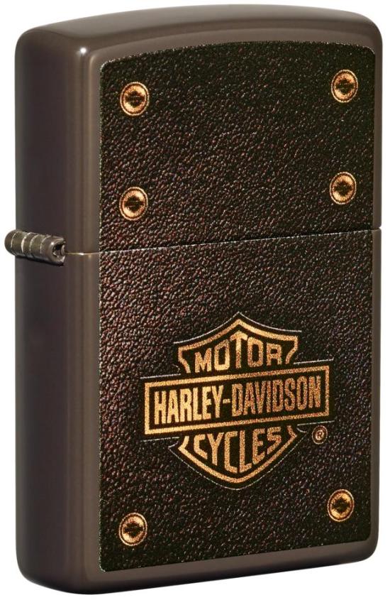  Zippo Harley Davidson Leather Design 49466 lighter