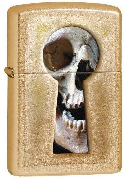 Zippo Keyhole Skull 28133 lighter
