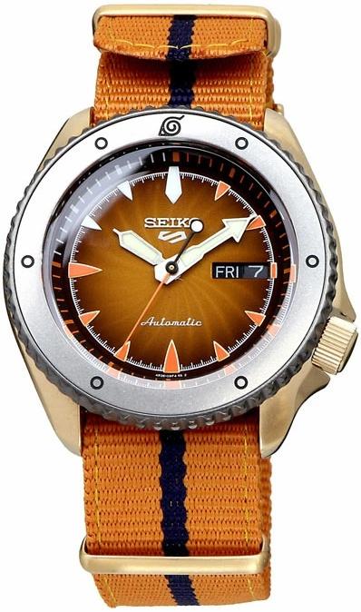  Seiko SRPF70K1 5 Sports Automatic Naruto Uzumaki Limited Edition watch