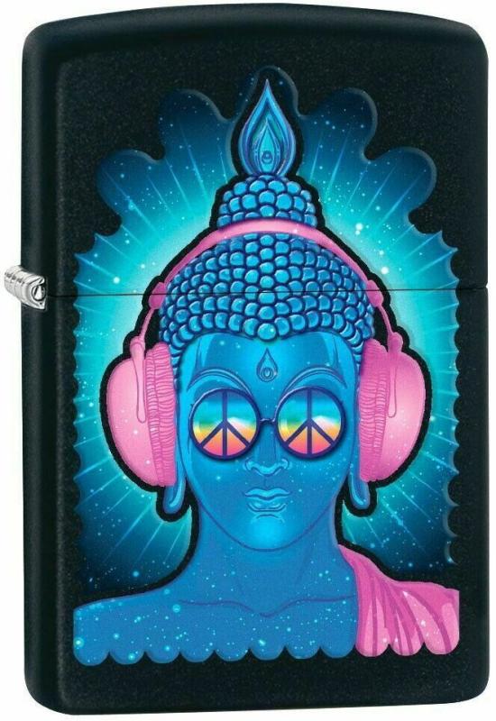  Zippo Buddha Peace Headphone 7900 lighter