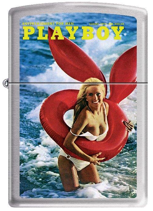 Zippo Playboy Cover 1972 August 1196 lighter
