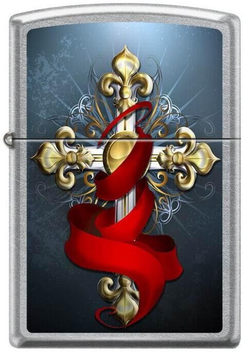  Zippo Cross With Ribbon 3444 lighter