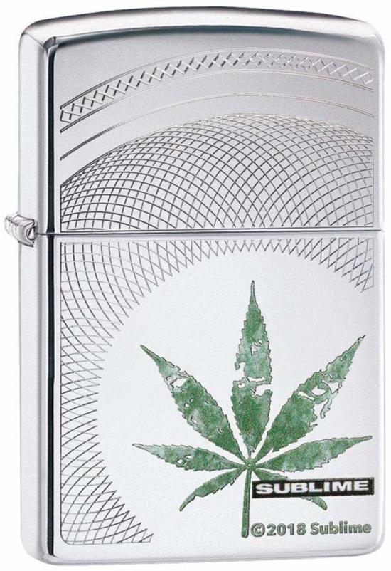  Zippo Sublime Cannabis Leaf 49016 lighter