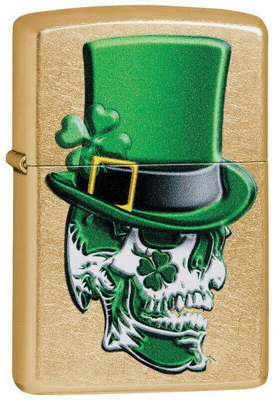  Zippo Irish Skull 49121 lighter