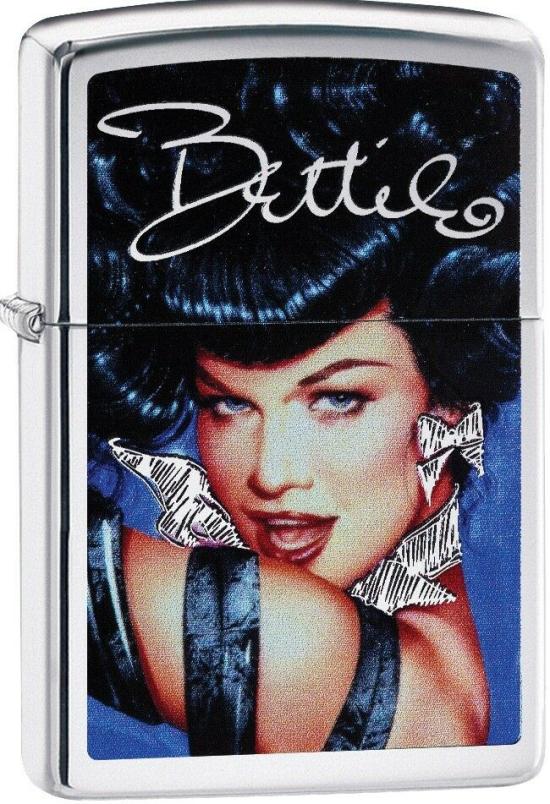  Zippo Bettie Page Olivia De Berardinis 29584 lighter