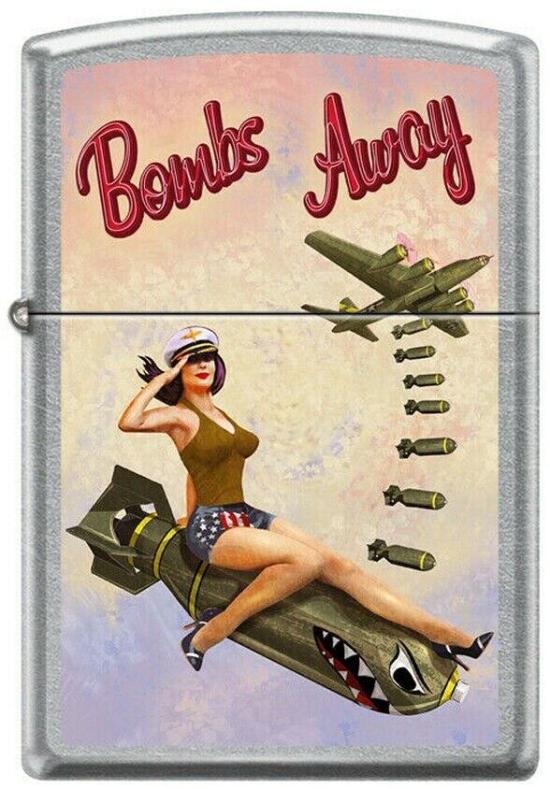  Zippo Bombs Away Girl 1381 lighter