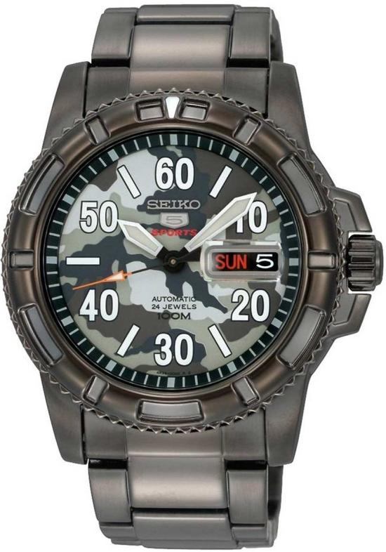  Seiko SRP225K1 5 Sports Military Automatic watch