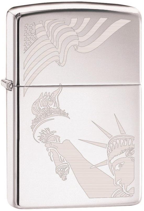 Zippo Flag and Lady Liberty 2265 lighter