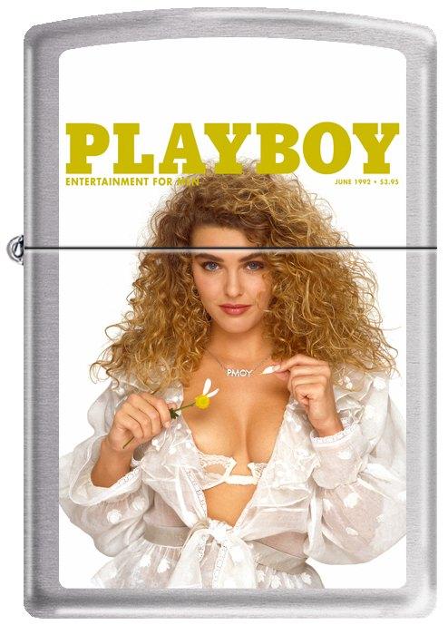 Zippo Playboy Cover 1992 June 1202 lighter