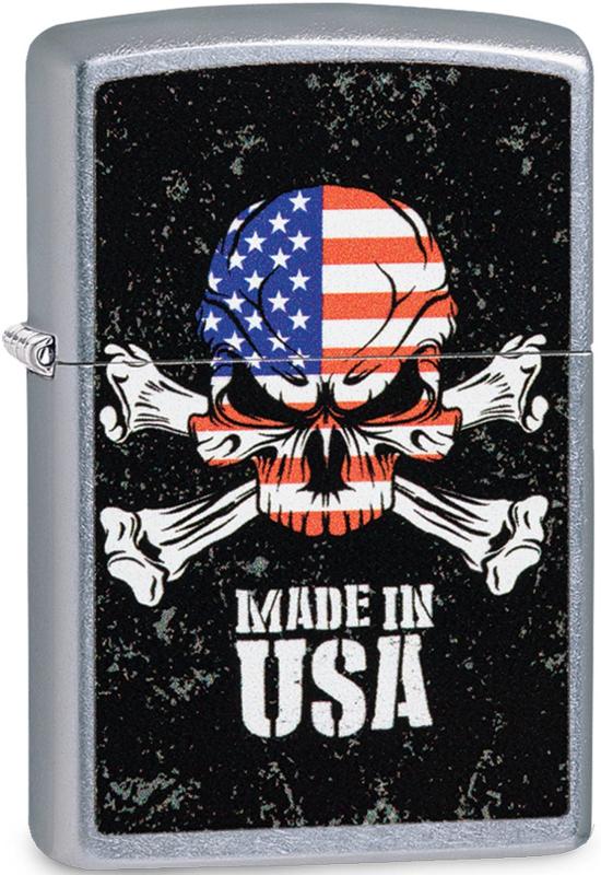  Zippo Made in USA Skull 1358 lighter