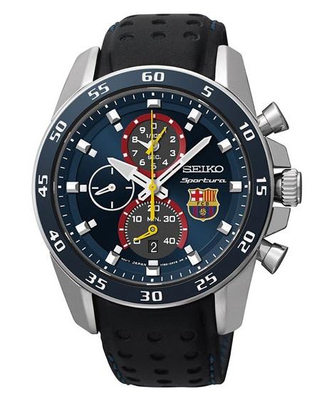 Seiko SPC089P1 Sportura FC Barcelona watch