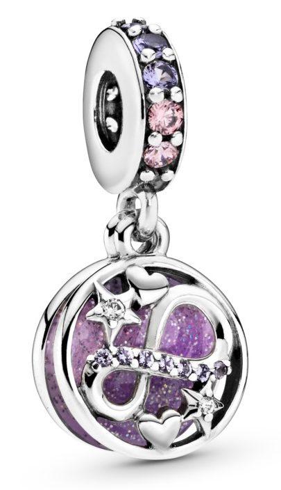  Pandora Glittering Infinity Hearts & Stars 798829C01 pendant