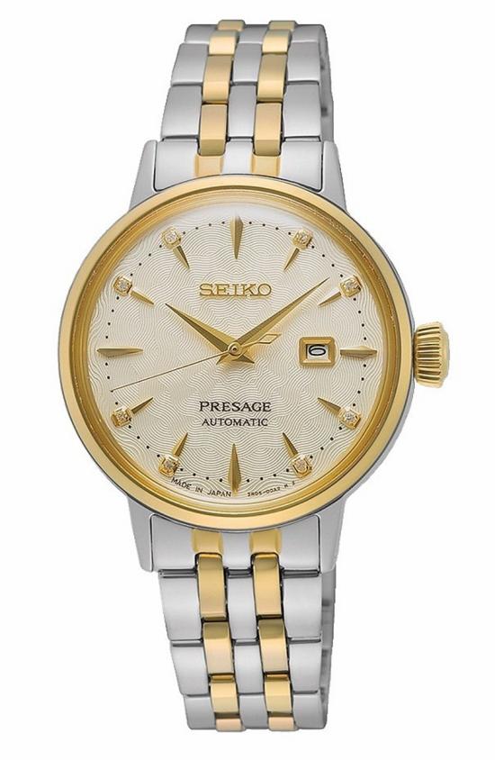  Seiko SRE010J1 Presage Cocktail Time White Lady Automatic watch