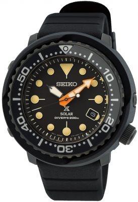  Seiko SNE577P1 Prospex Diver Solar Black Series Tuna Limited Edition watch