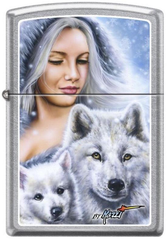 Zippo 3534 Mazzi Winter Wolf lighter
