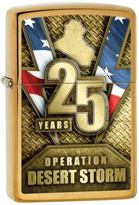 Zippo 25th Anniversary Desert Storm 29177 lighter