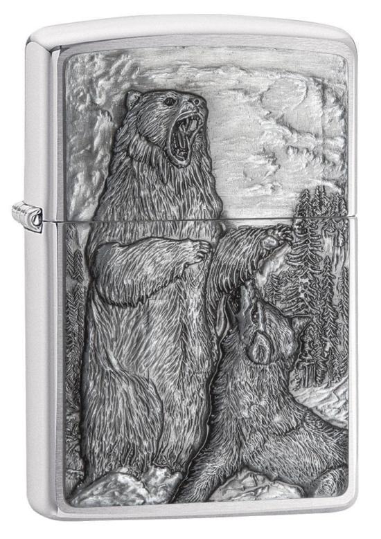  Zippo Bear vs Wolf 29636 lighter