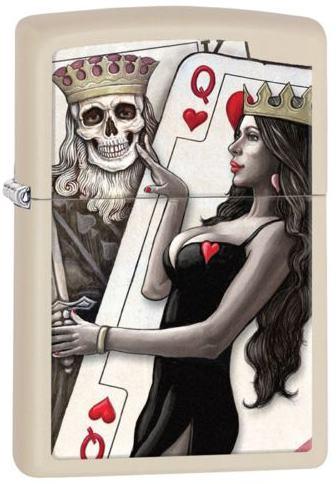 Zippo Skull King and Queen Beauty 29393 lighter