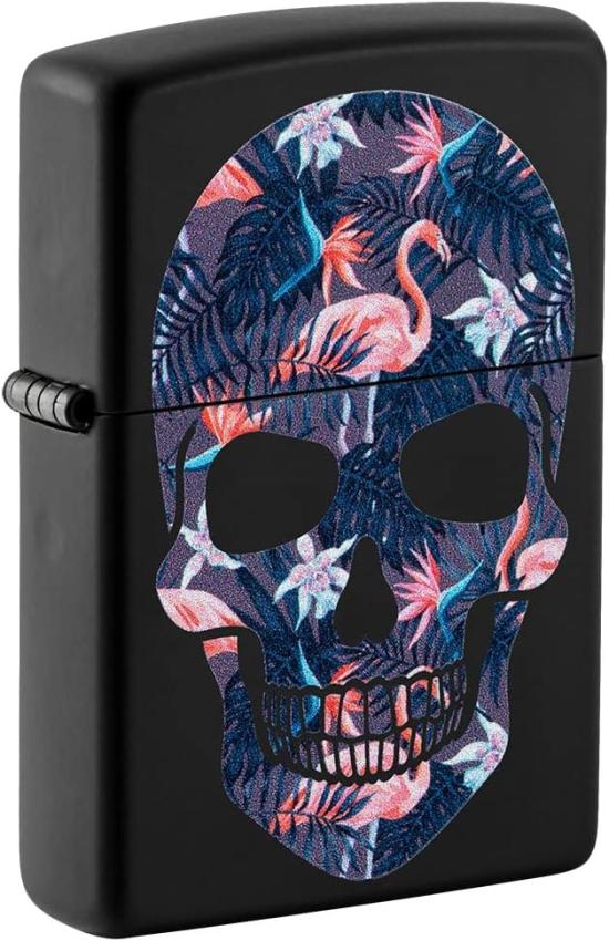  Zippo Flamingo Skull Design 49771 lighter
