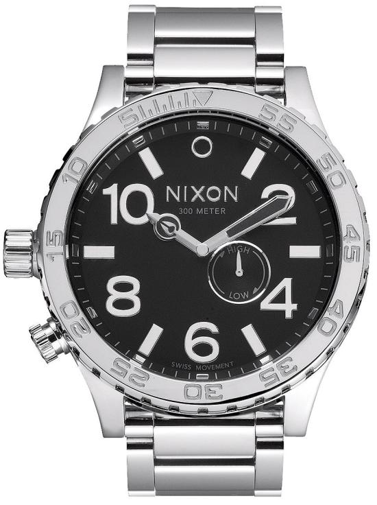  Nixon 51-30 Tide High Polish Black A057 487 watch
