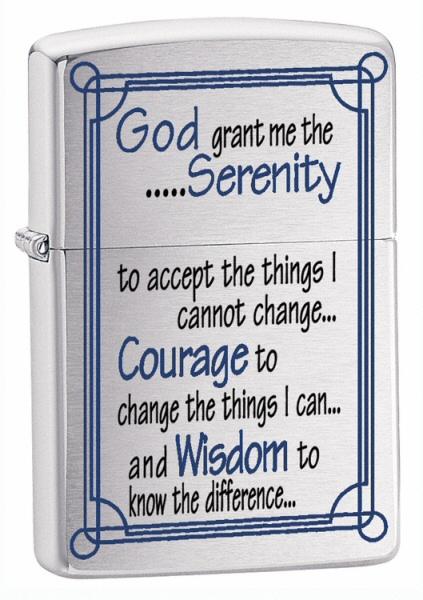 Zippo Serenity Prayer 24355 lighter