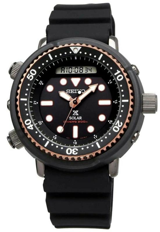  Seiko SNJ028P1 Prospex Sea Solar Diver Arnie watch