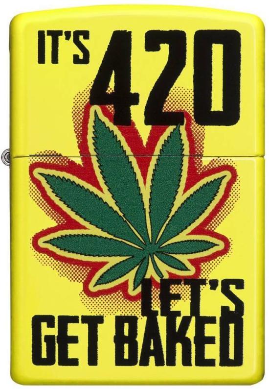 Zippo 6344 Lets Get Baked Cannabis lighter