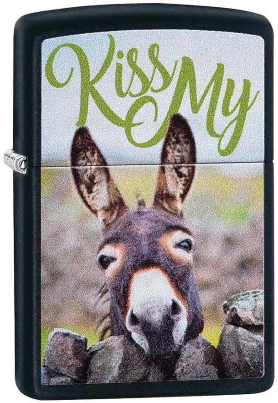  Zippo Kiss My Donkey 29868 lighter