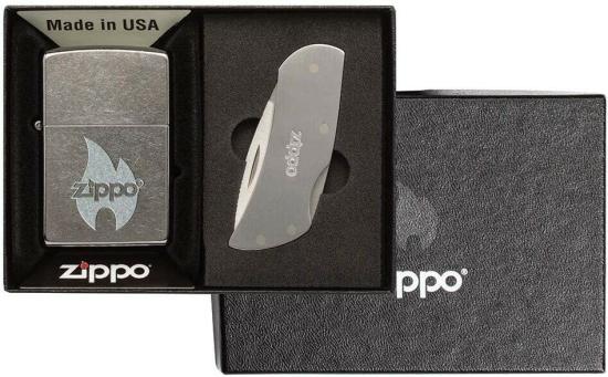  Zippo And Knife Combo 49067 lighter
