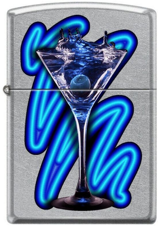  Zippo Blue Cocktail 3686 lighter