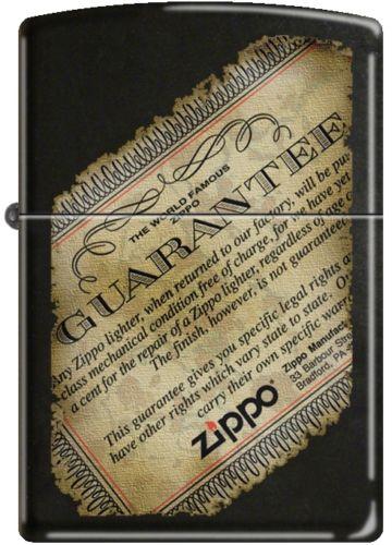 Zippo Lifetime Guarantee 9210 lighter