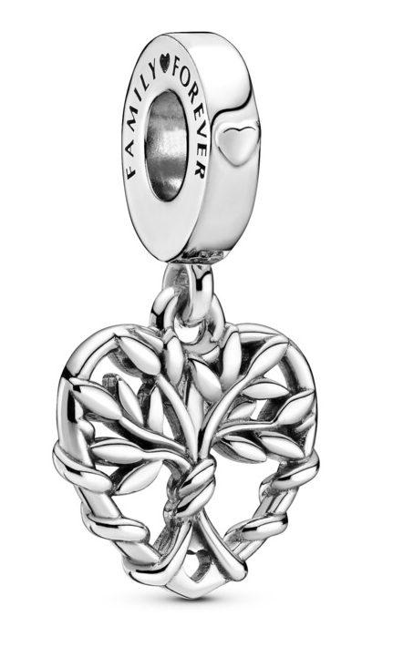  Pandora Heart Family Tree 799149C00 pendant