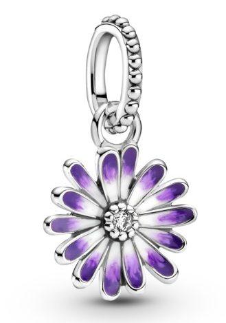  Pandora Purple Daisy 798771C01 pendant