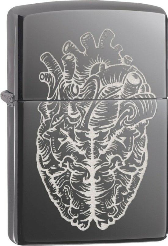  Zippo Heart Brain 29728 lighter