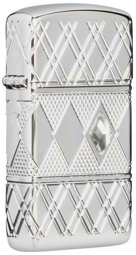  Zippo Diamond Pattern Design 49052 lighter