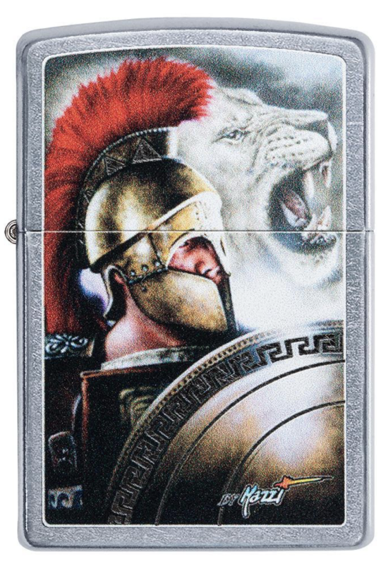  Zippo Mazzi Gladiator Lion 49095 lighter
