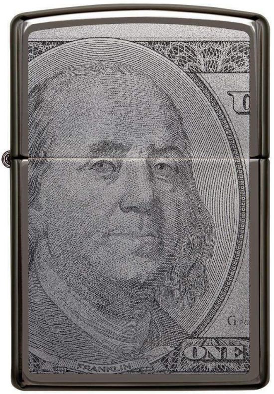  Zippo Currency Design 49025 lighter