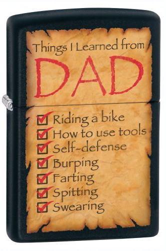 Zippo Things I Learned From Dad 28372 lighter