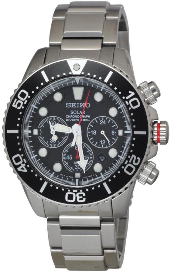 Seiko Solar SSC015P1 Chrono watch