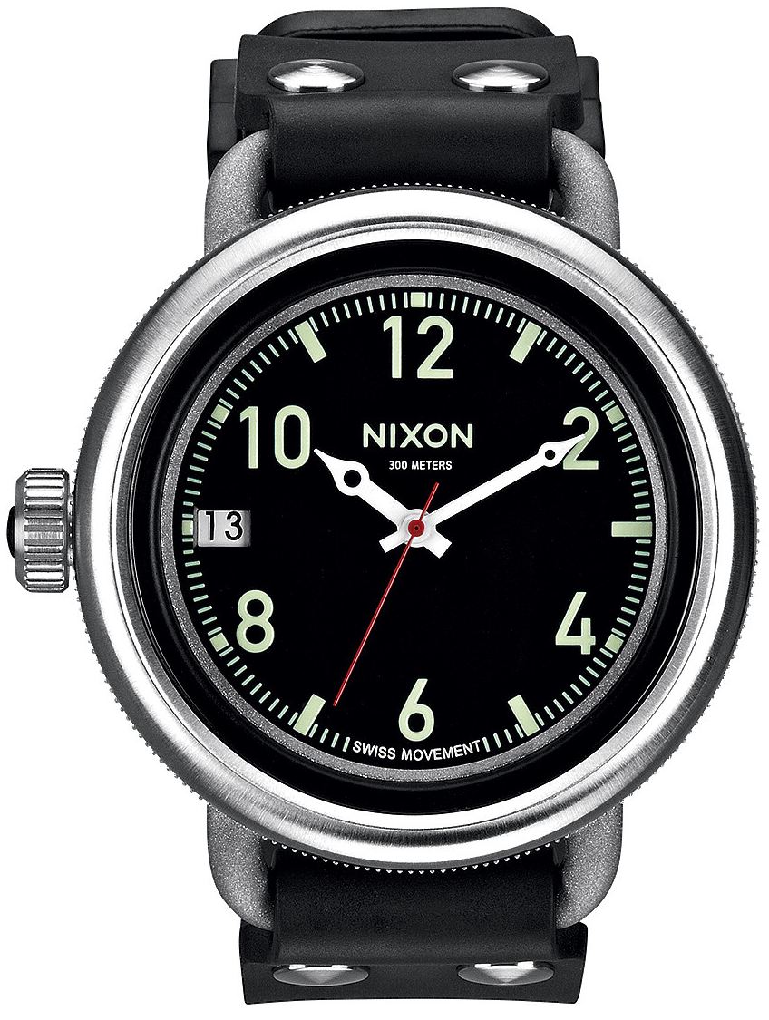 NIXON October Black A488 000 iWatchery